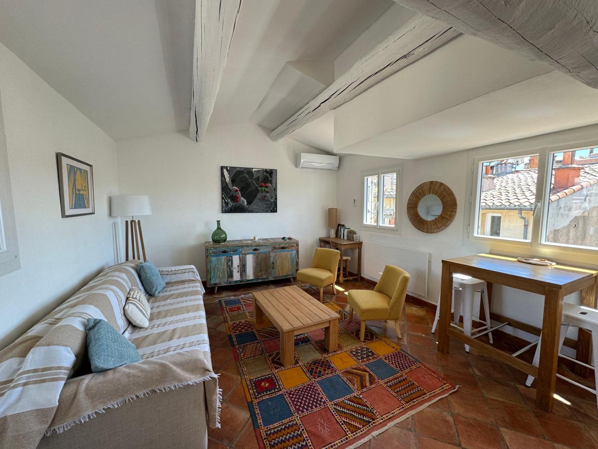 Ferienwohnung 2 Pieces Climatise En Duplex Avec Terrasse Aix-en-Provence Exterior foto